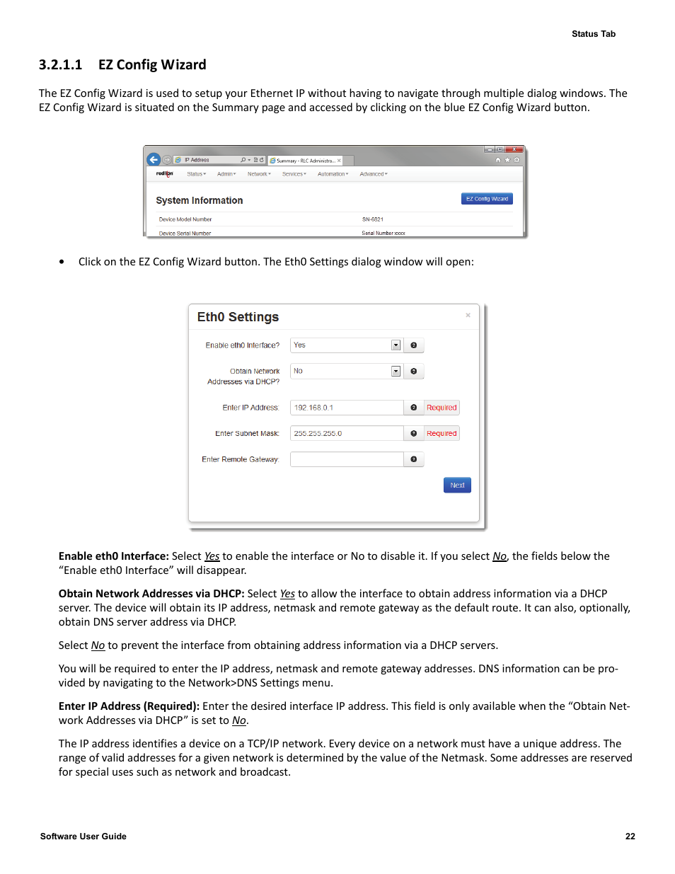 1 ez config wizard | Red Lion IndustrialPr 6000 Router User Manual | Page 22 / 186