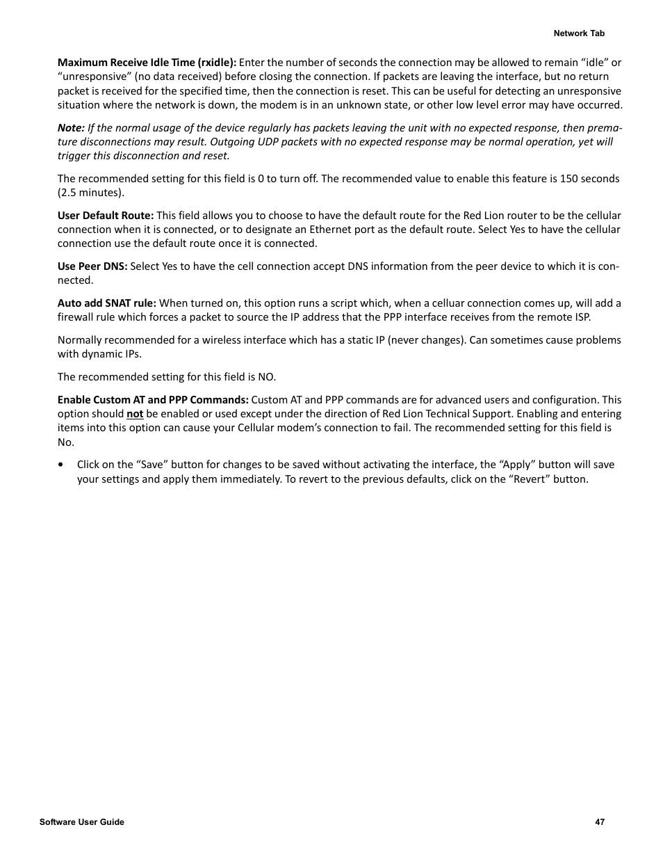 Red Lion IndustrialPr 6000 Router User Manual | Page 47 / 186