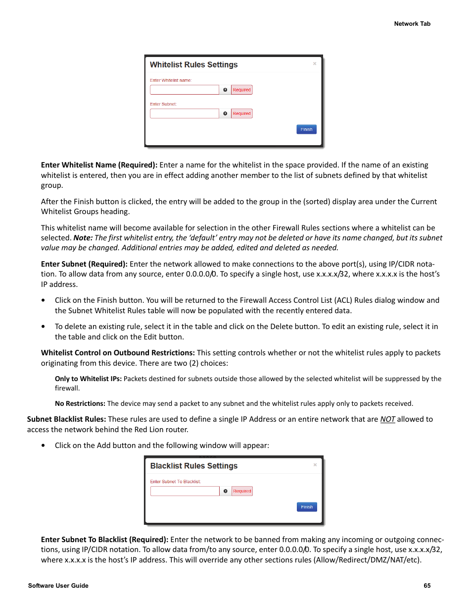 Red Lion IndustrialPr 6000 Router User Manual | Page 65 / 186