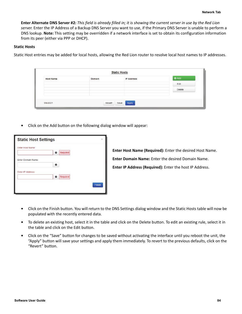 Red Lion IndustrialPr 6000 Router User Manual | Page 84 / 186