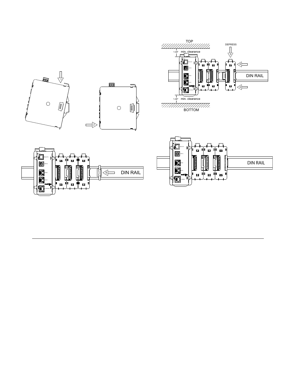 Hardware, Installation, Power supply requirements | Din rail | Red Lion CSMSTRV2 User Manual | Page 3 / 8