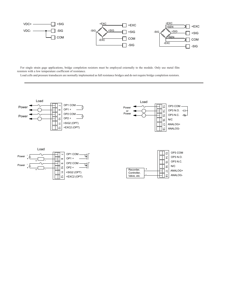 Input connections, Output connections | Red Lion CSSG User Manual | Page 5 / 8