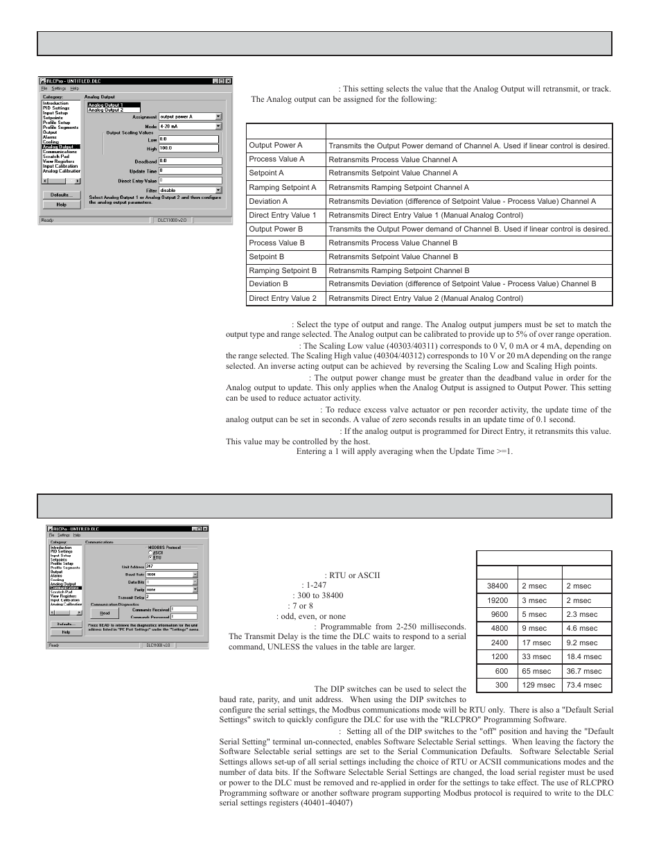 Step 16 programming the dlc comms port, Step 15 programming the analog output (optional) | Red Lion DLC User Manual | Page 14 / 28