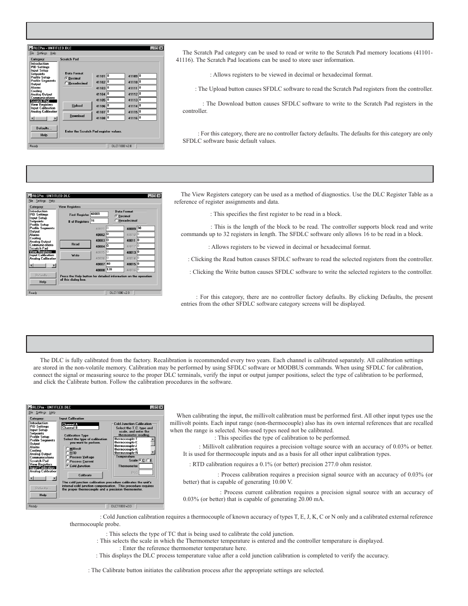 Step 20 view registers, Step 21 calibration | Red Lion DLC User Manual | Page 16 / 28