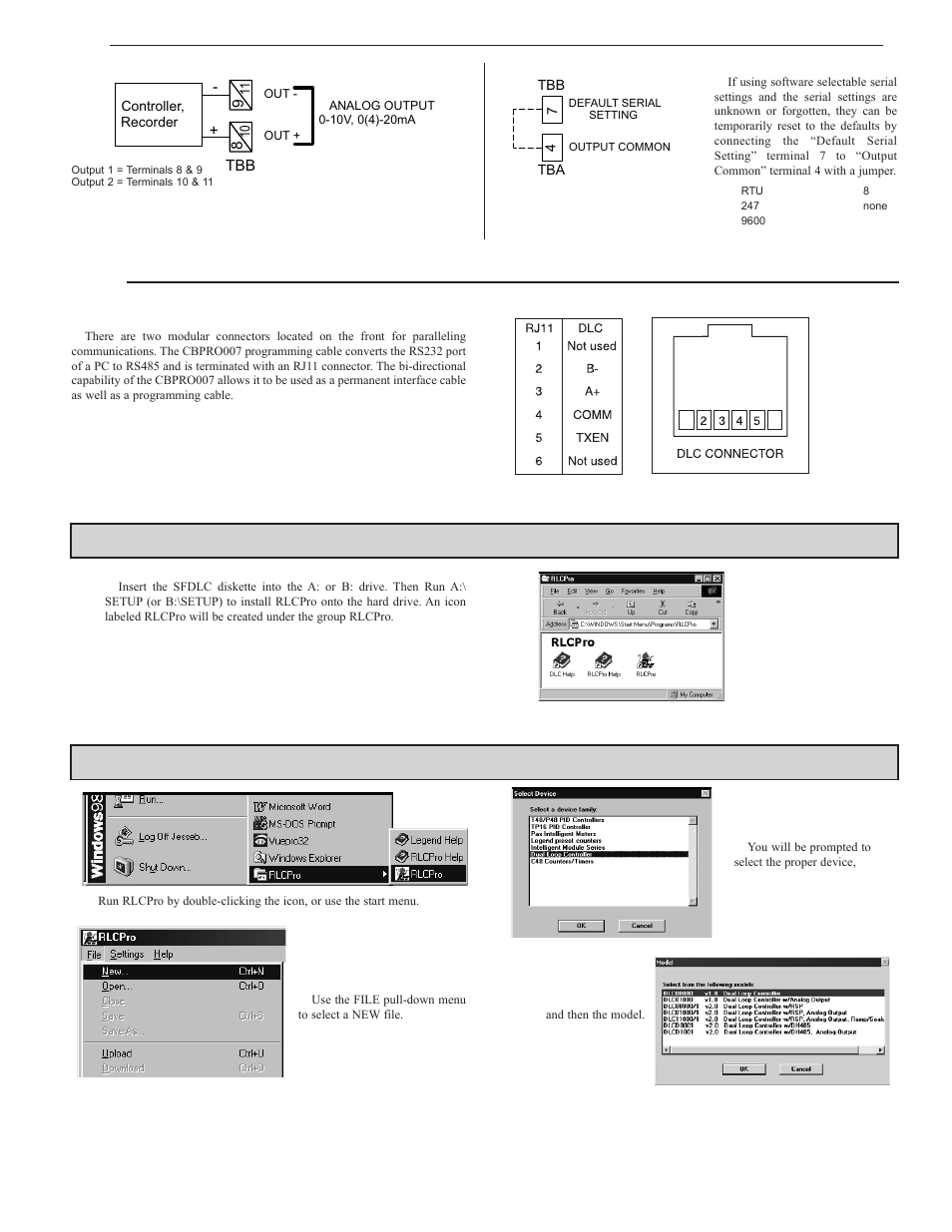 Step 5 installing sfdlc, Step 6 programming - getting started, Software for dlc) | Red Lion DLC User Manual | Page 7 / 28