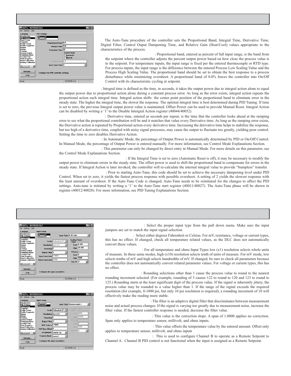 Step 8 programming the input setup, Step 7 programming the pid settings | Red Lion DLC User Manual | Page 8 / 28