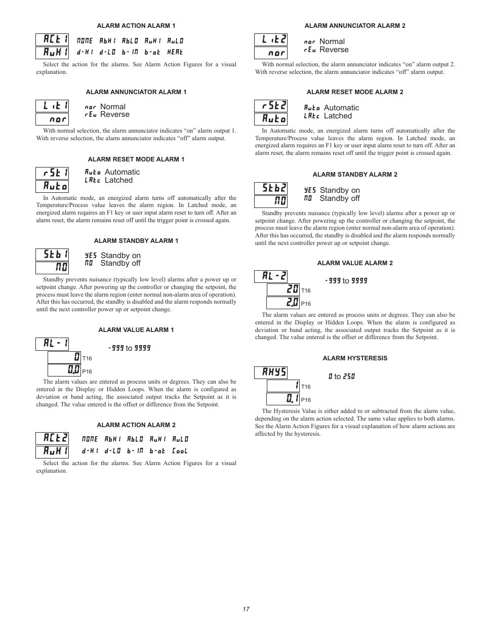 N lit1, N 2, I 2 | I 1 | Red Lion P16 User Manual | Page 17 / 28