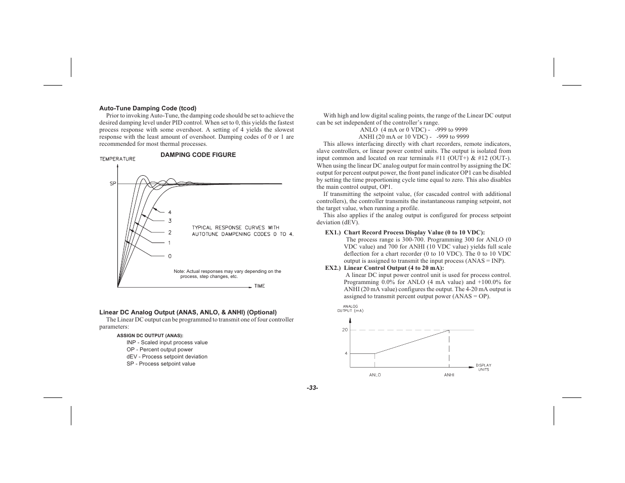 Auto-tune damping code ( tcod ) 33 | Red Lion TSC User Manual | Page 35 / 92