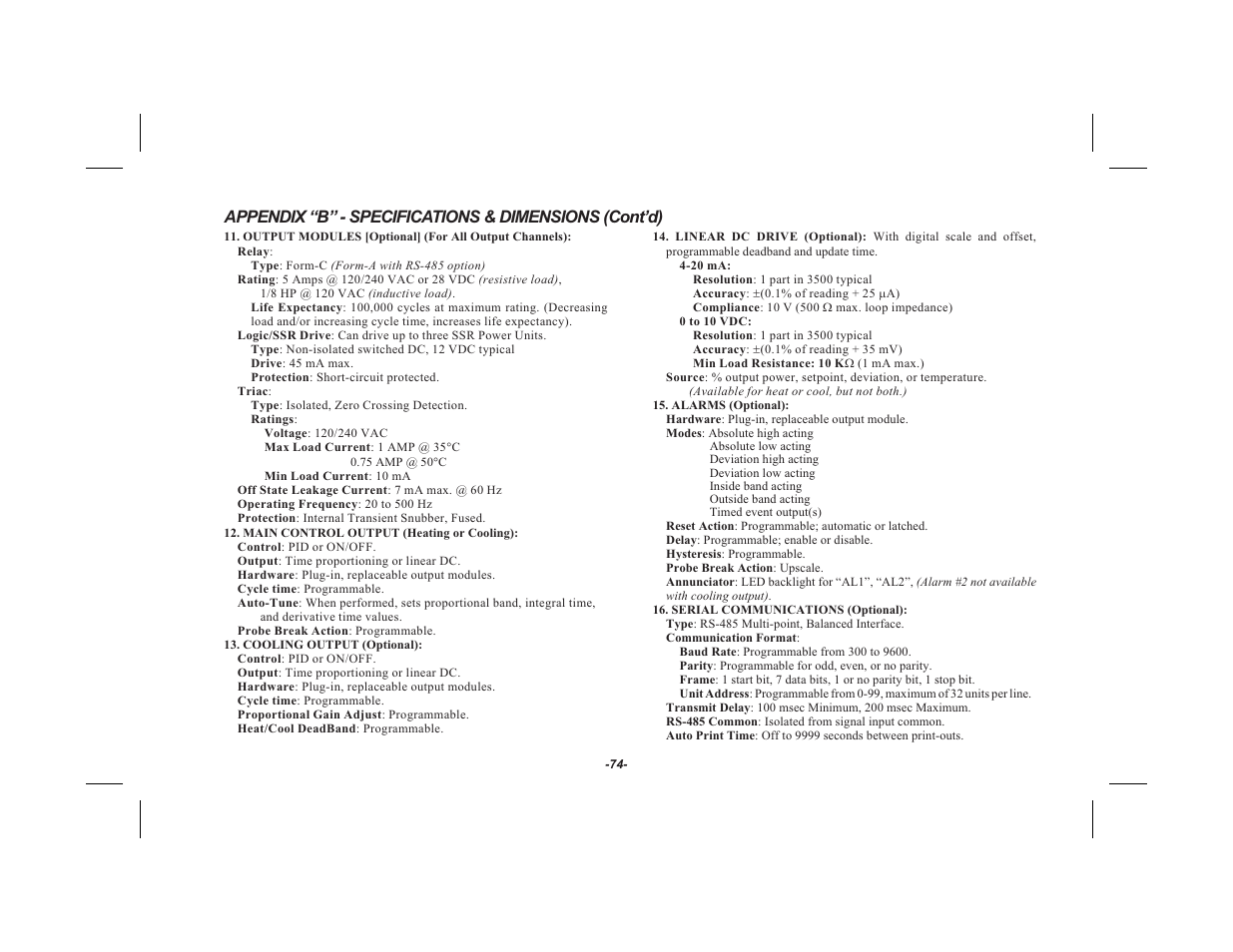Red Lion TSC User Manual | Page 76 / 92