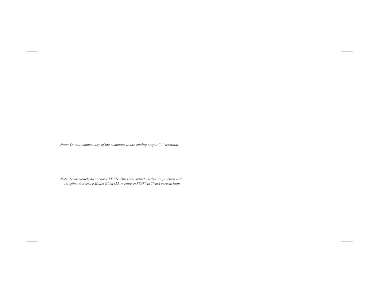 Serial connections 52, Terminal descriptions 52 | Red Lion PCU User Manual | Page 60 / 96