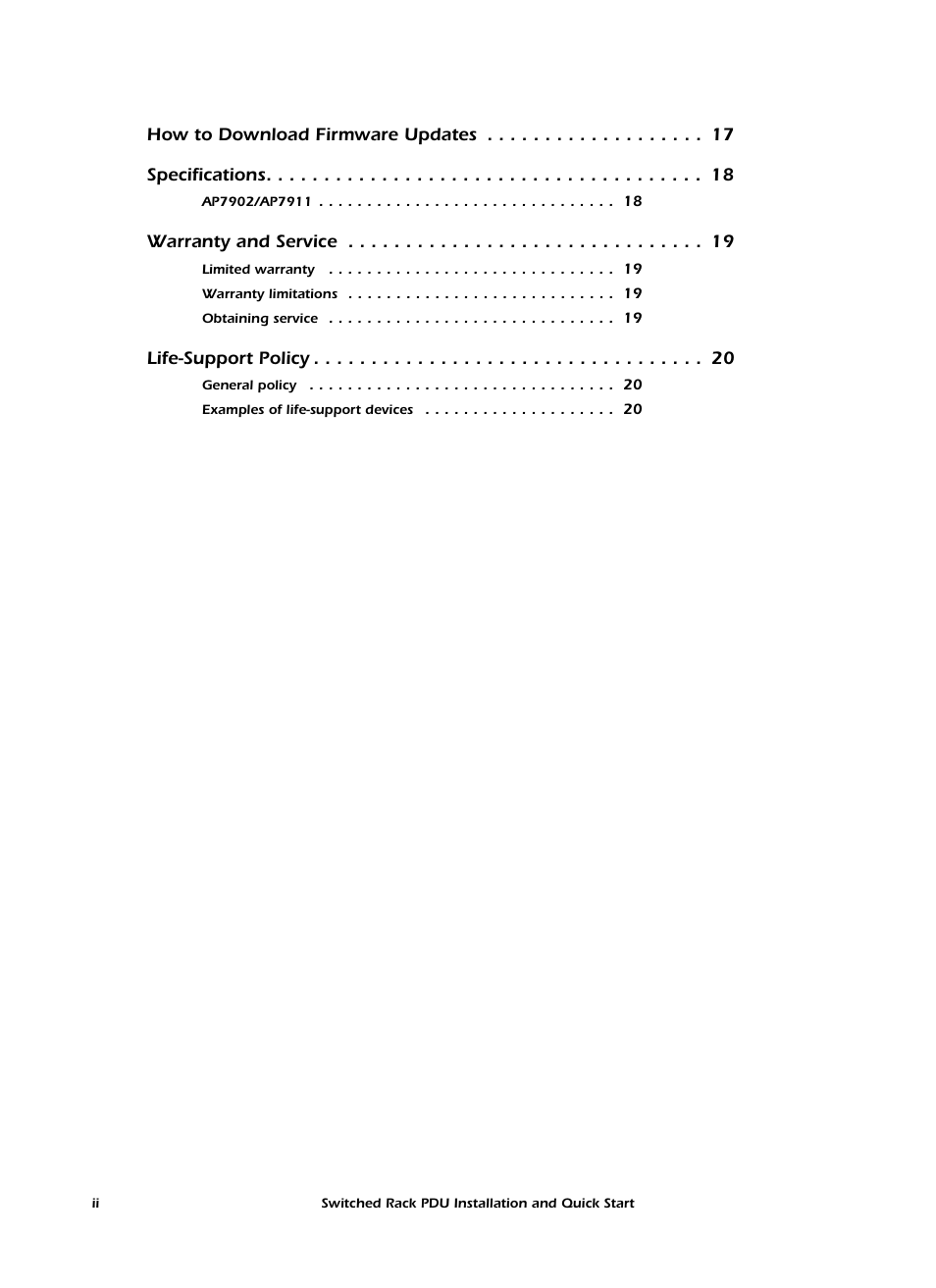 American Power Conversion AP7902 AP7911 User Manual | Page 4 / 26