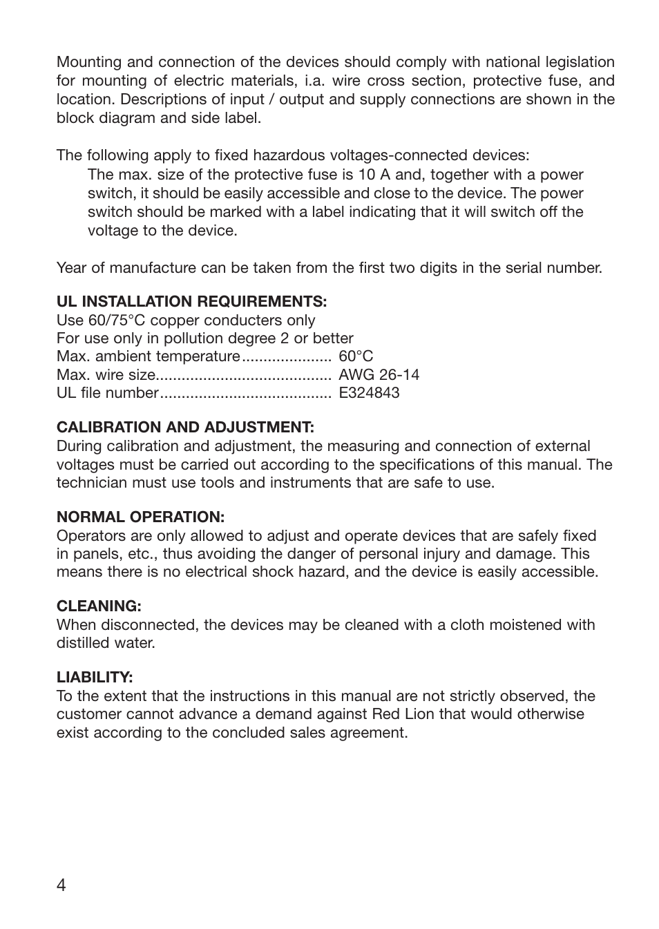 Red Lion IAMS User Manual | Page 5 / 86