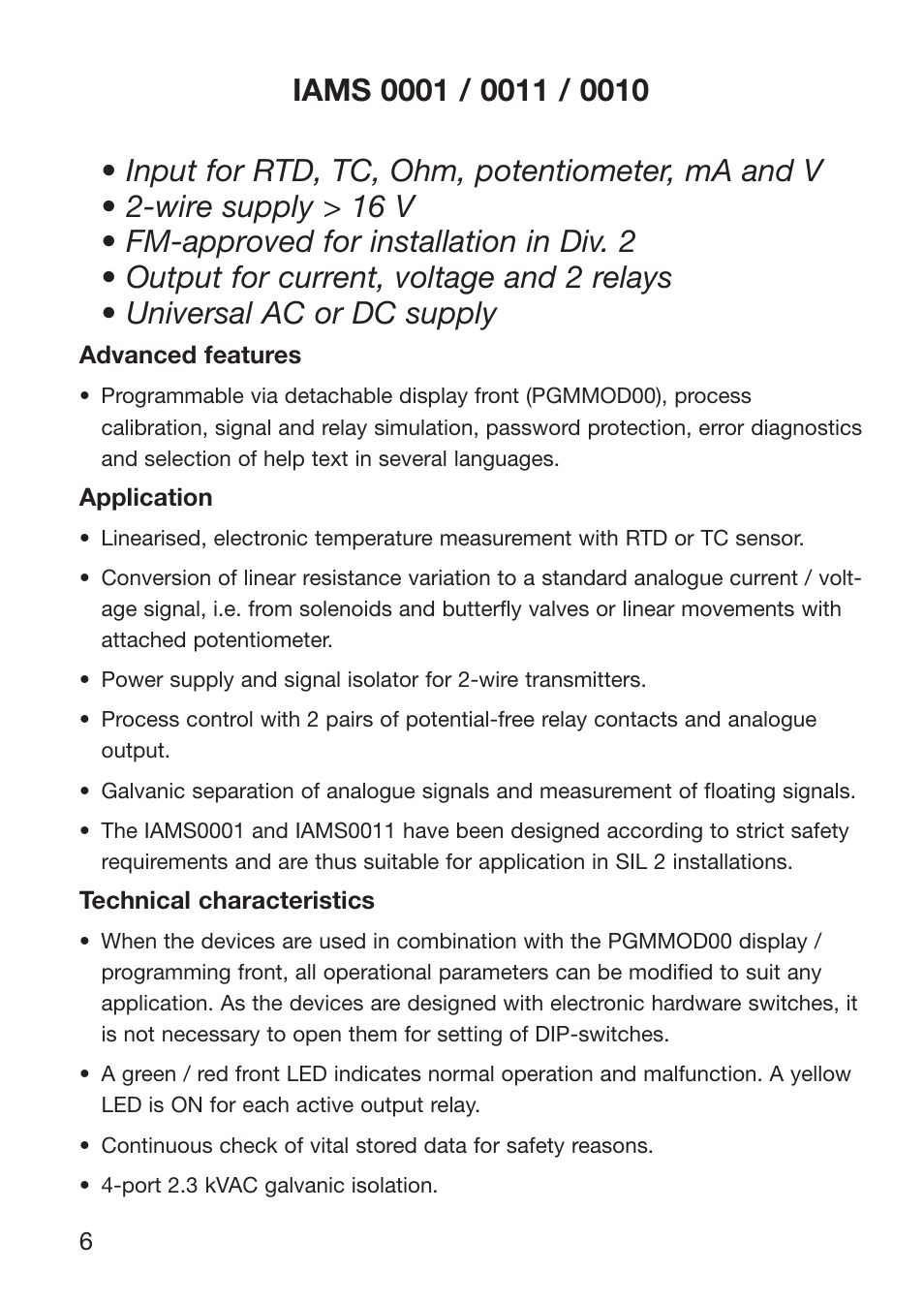 Red Lion IAMS User Manual | Page 7 / 86