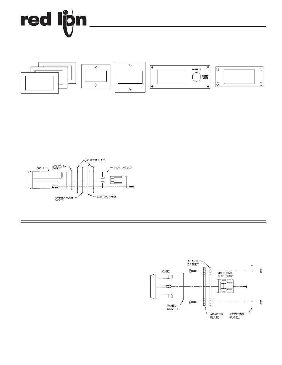 Red Lion PMK2 User Manual | 2 pages