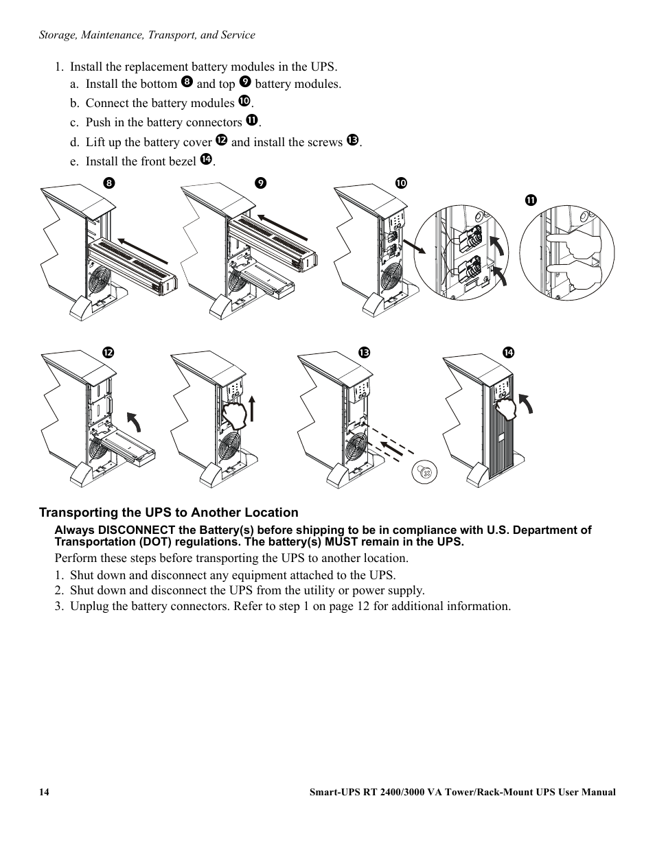 American Power Conversion 990-2233A User Manual | Page 14 / 19