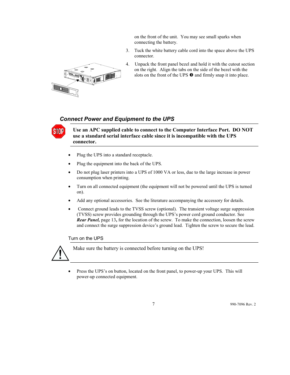 American Power Conversion 100 VAC User Manual | Page 11 / 25