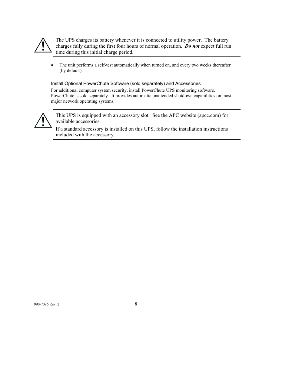 American Power Conversion 100 VAC User Manual | Page 12 / 25