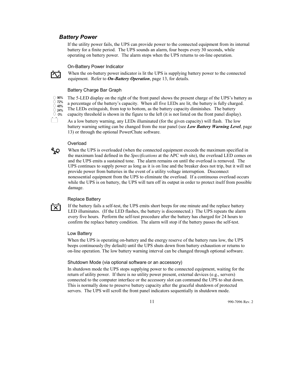American Power Conversion 100 VAC User Manual | Page 15 / 25