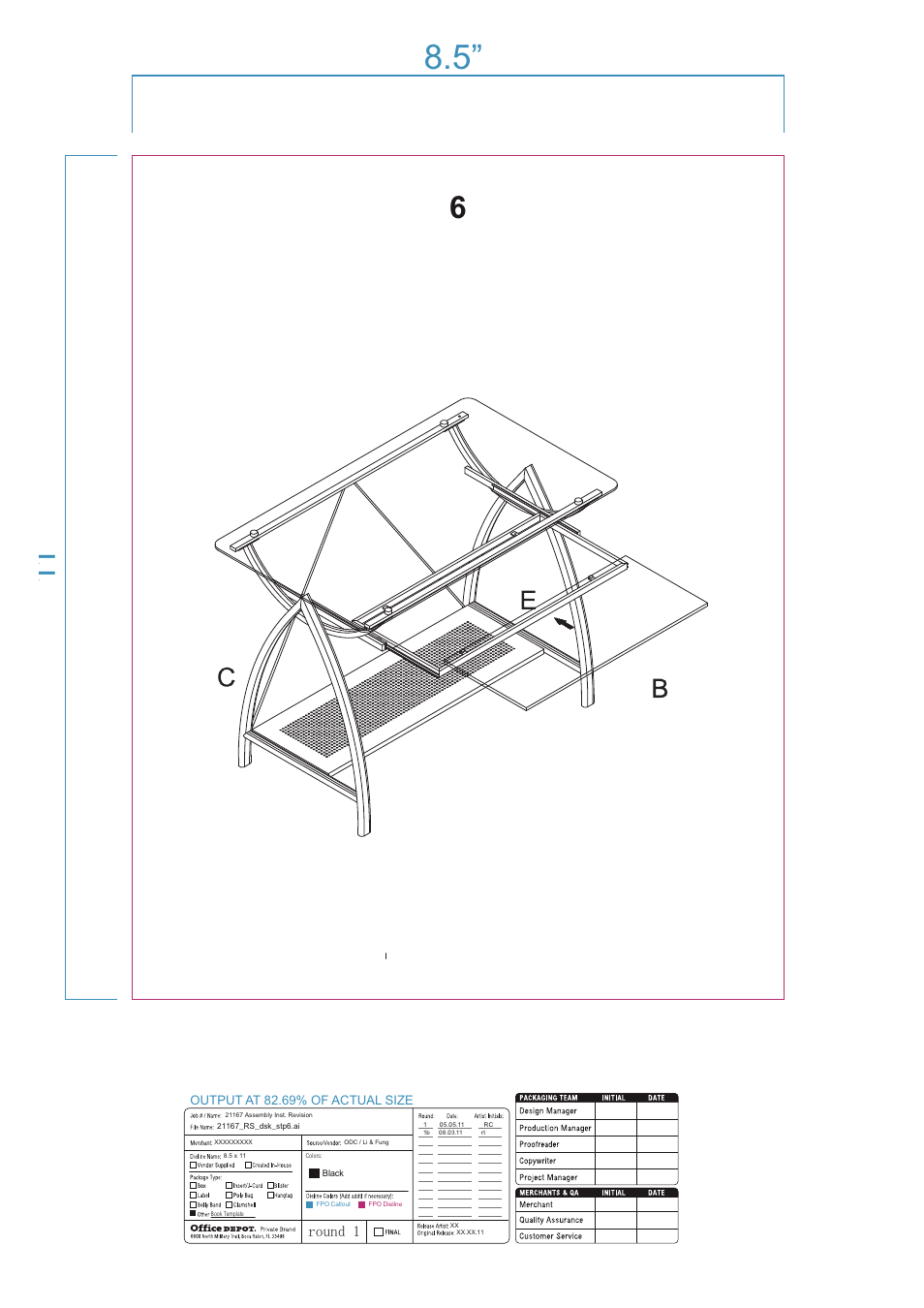 Urxqg | Altra Furniture Alluna Computer Desk User Manual | Page 11 / 16