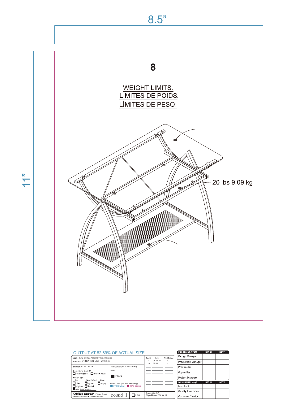Altra Furniture Alluna Computer Desk User Manual | Page 13 / 16