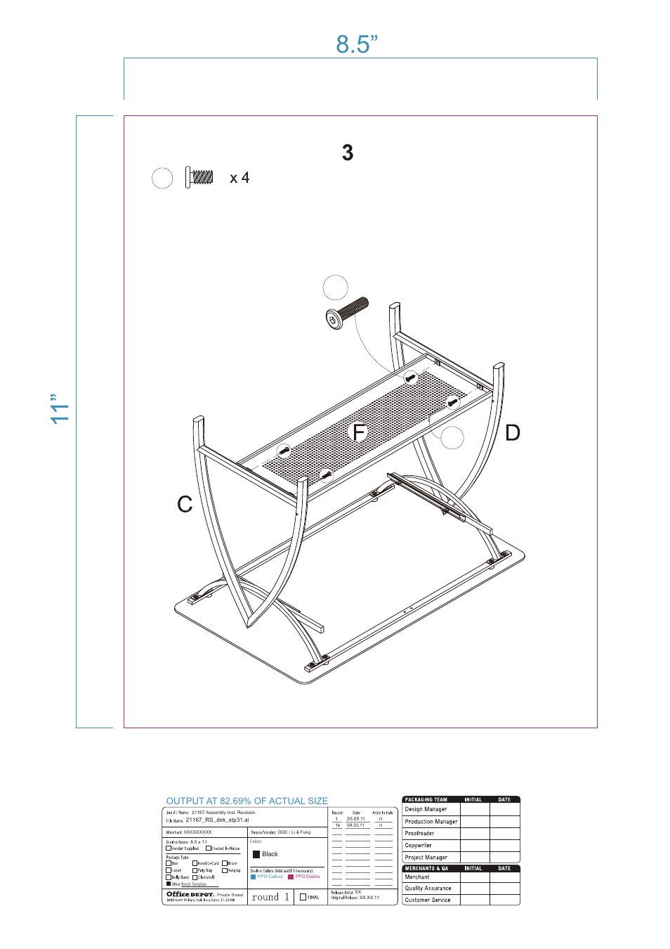 Altra Furniture Alluna Computer Desk User Manual | Page 8 / 16