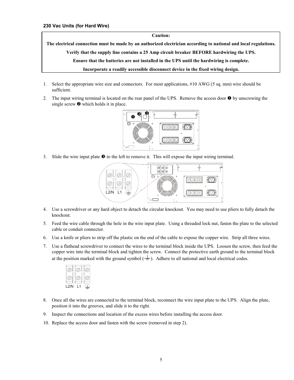 American Power Conversion 5000RMB User Manual | Page 11 / 23