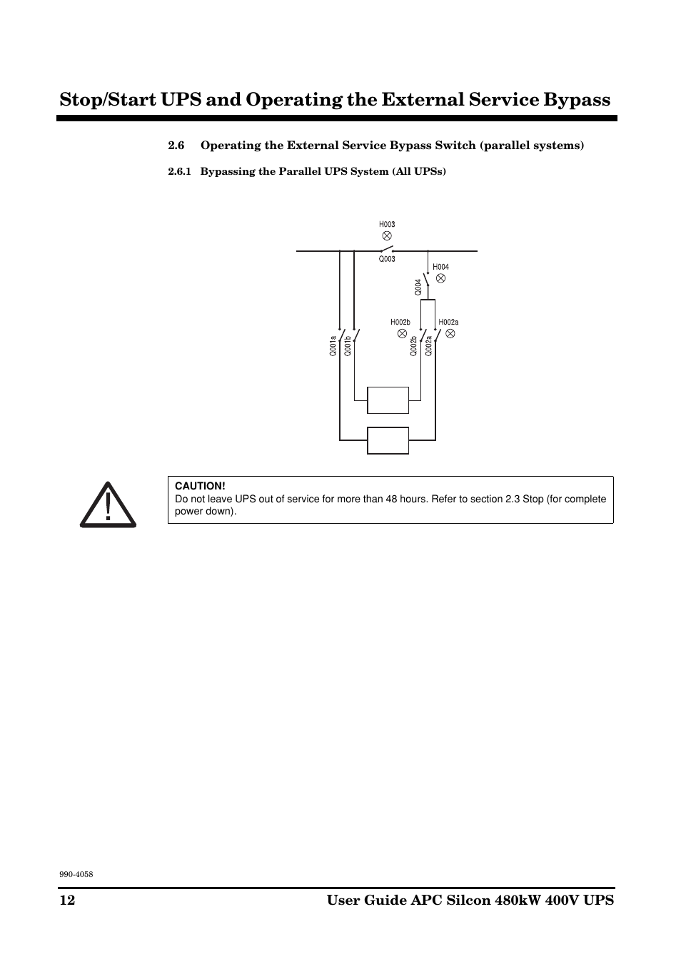 American Power Conversion 480kW400V User Manual | Page 12 / 32