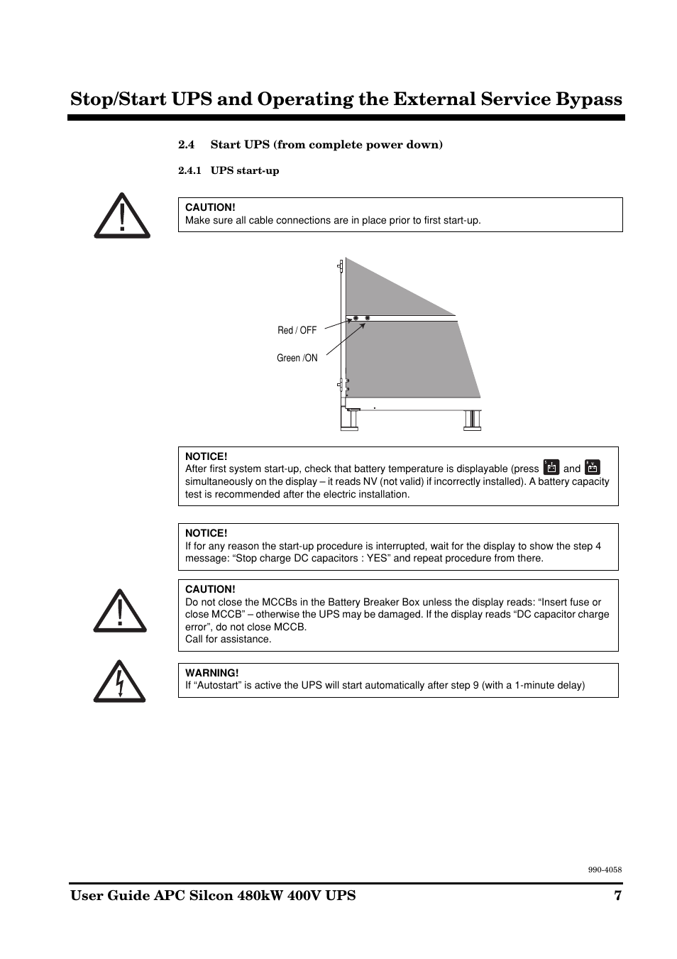 American Power Conversion 480kW400V User Manual | Page 7 / 32