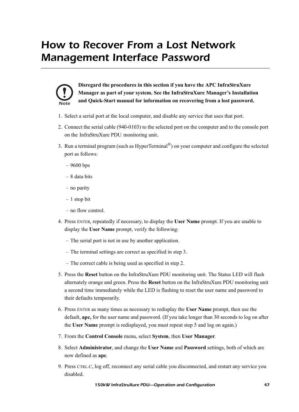 American Power Conversion PD150G6F User Manual | Page 55 / 84