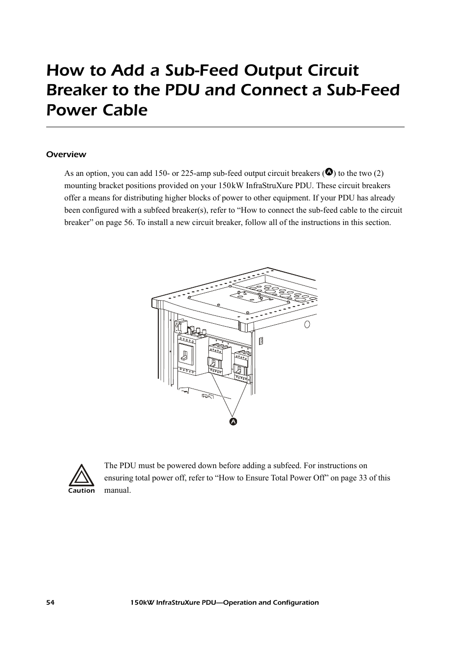 Overview | American Power Conversion PD150G6F User Manual | Page 62 / 84