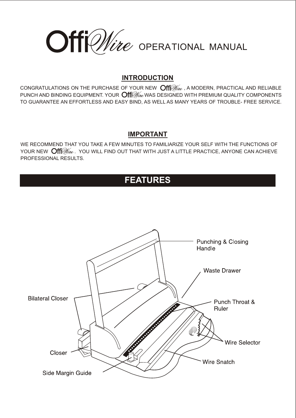 Akiles OffiWire User Manual | 4 pages