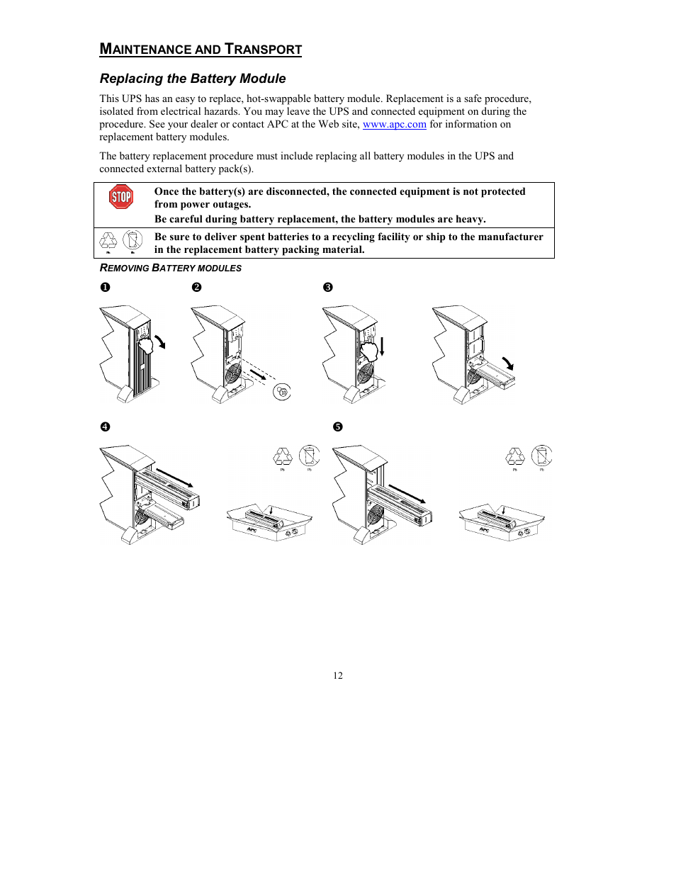 American Power Conversion RT User Manual | Page 14 / 21