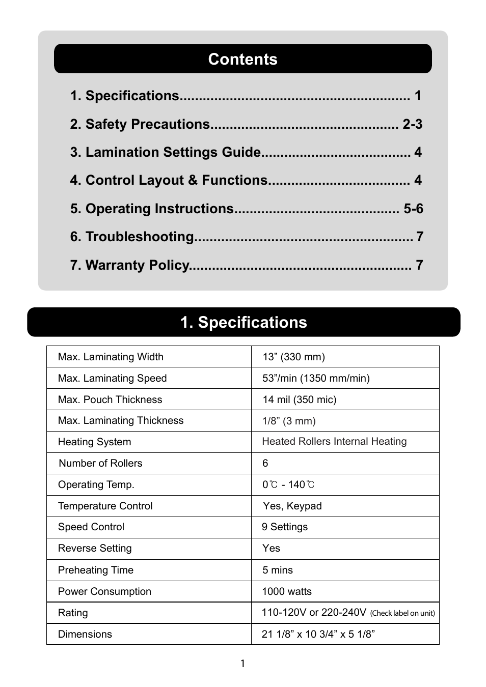 Akiles ProLam-Ultra User Manual | Page 2 / 8