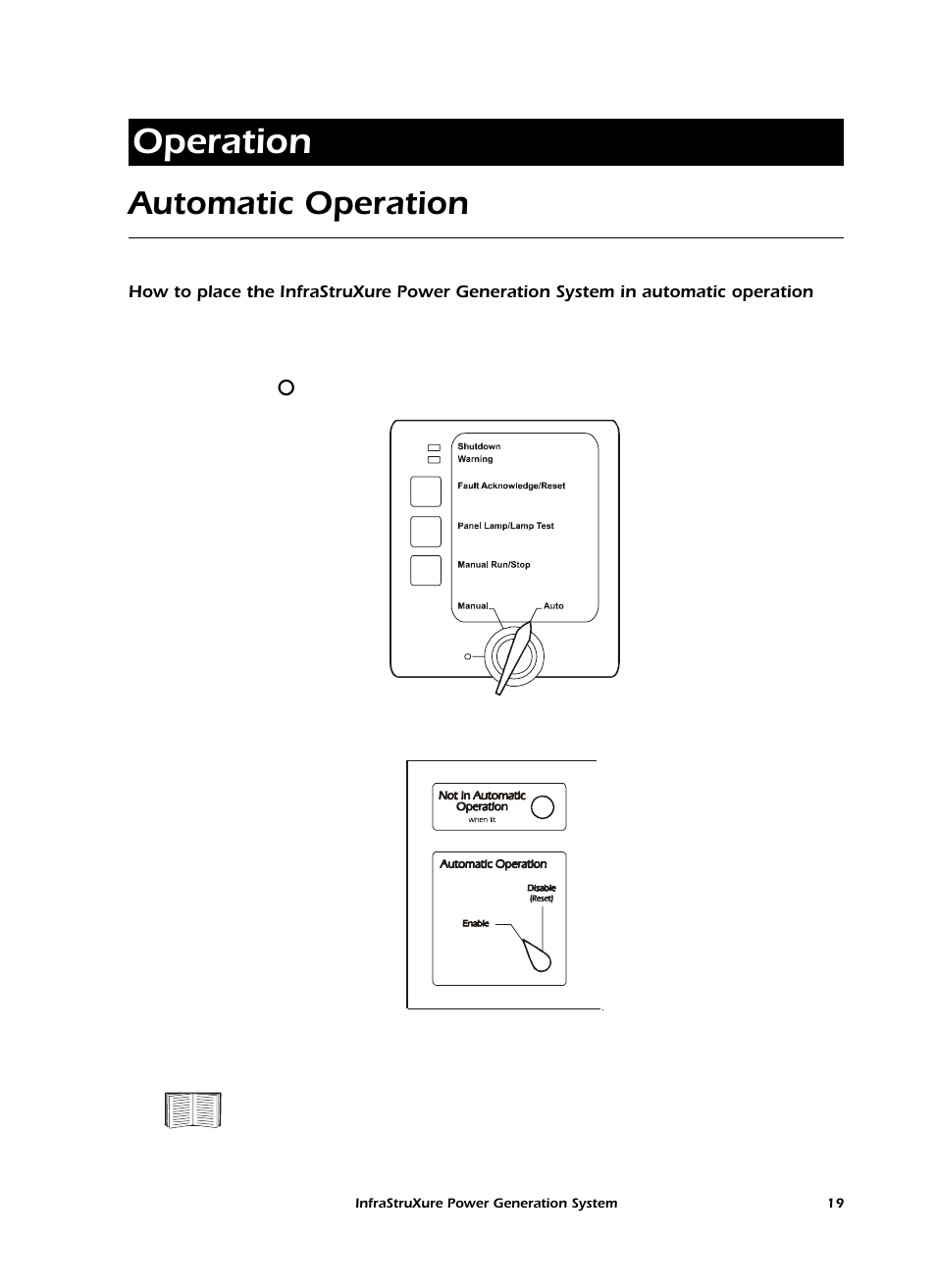 Operation, Automatic operation | American Power Conversion 250 A User Manual | Page 29 / 100