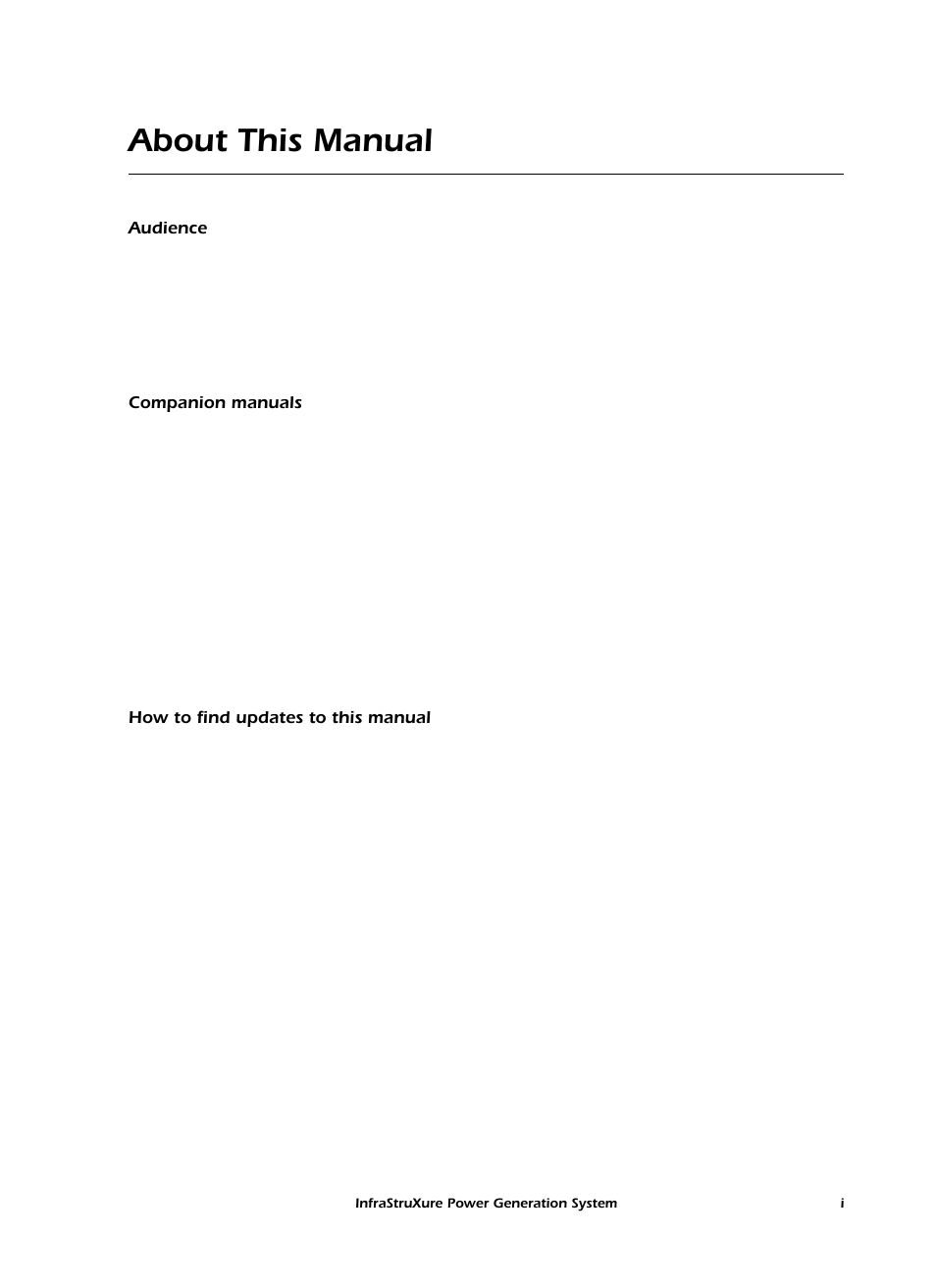 About this manual | American Power Conversion 250 A User Manual | Page 3 / 100