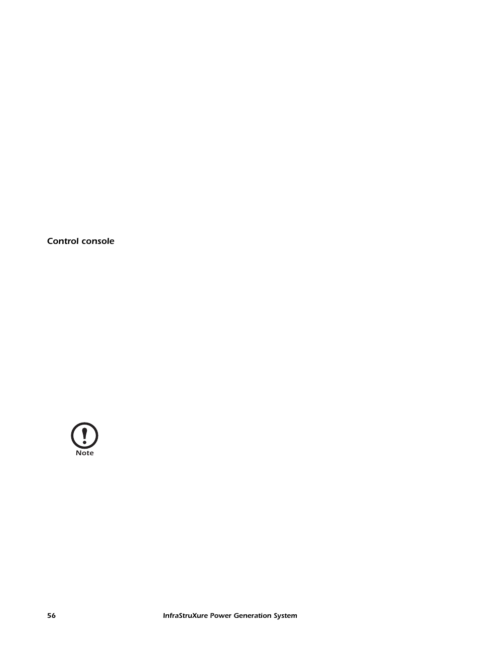 Control console | American Power Conversion 250 A User Manual | Page 66 / 100