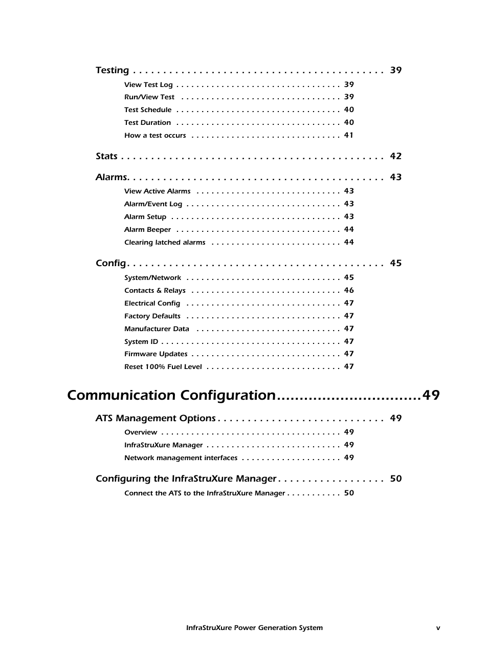 Communication configuration | American Power Conversion 250 A User Manual | Page 7 / 100