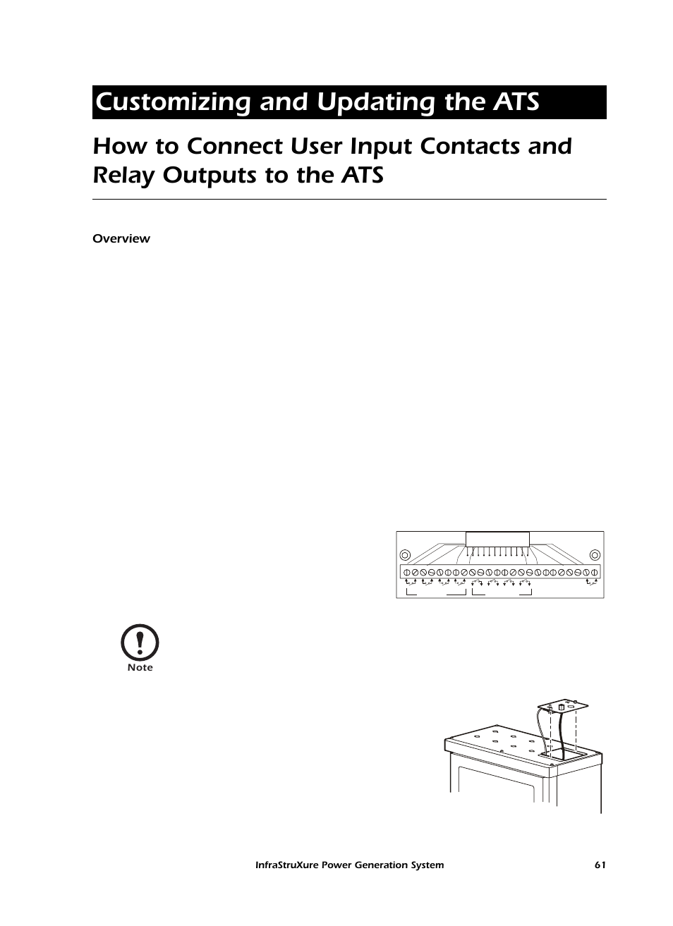 Customizing and updating the ats, Overview | American Power Conversion 250 A User Manual | Page 71 / 100