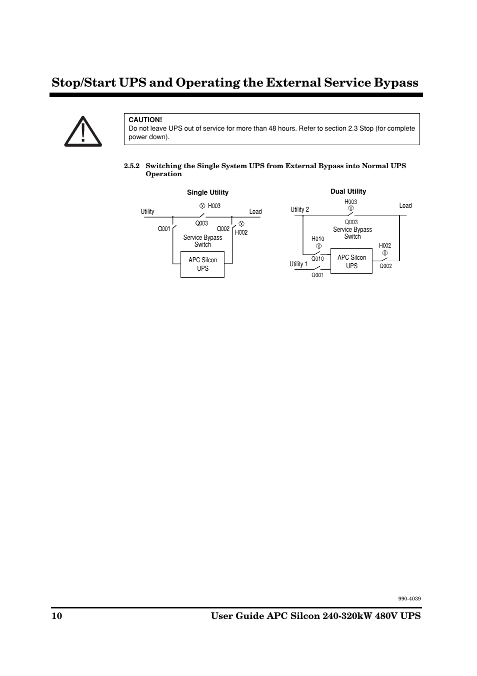 American Power Conversion 240-320kW 480V User Manual | Page 10 / 31