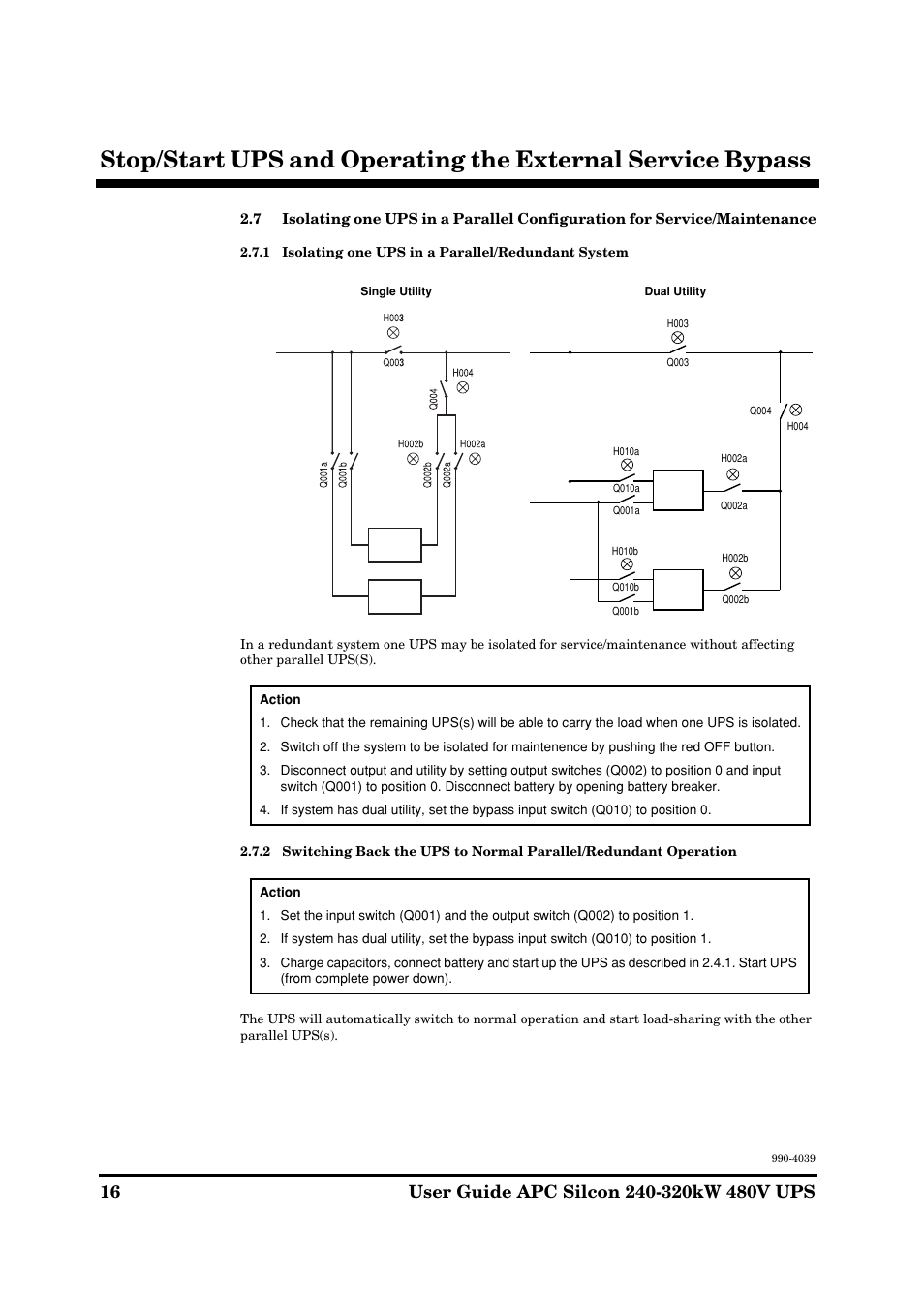 American Power Conversion 240-320kW 480V User Manual | Page 16 / 31