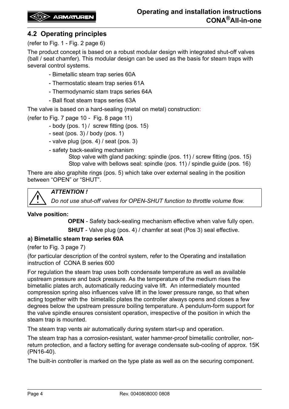 2 operating principles | ARI Armaturen CONA all-in-one PN40 EN User Manual | Page 4 / 18