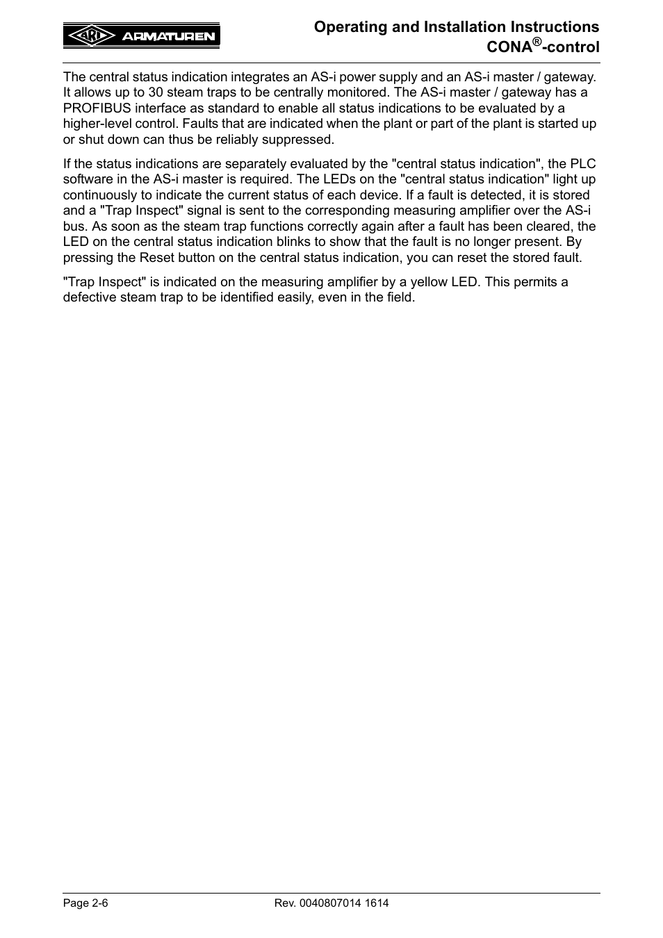 ARI Armaturen CONA control EN User Manual | Page 6 / 36