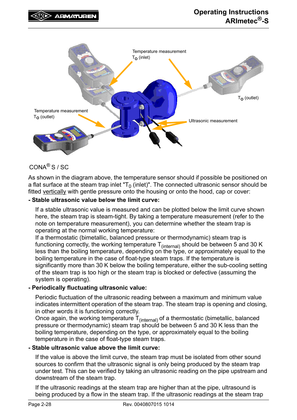 Operating instructions arimetec | ARI Armaturen ARImetec-S EN User Manual | Page 28 / 34
