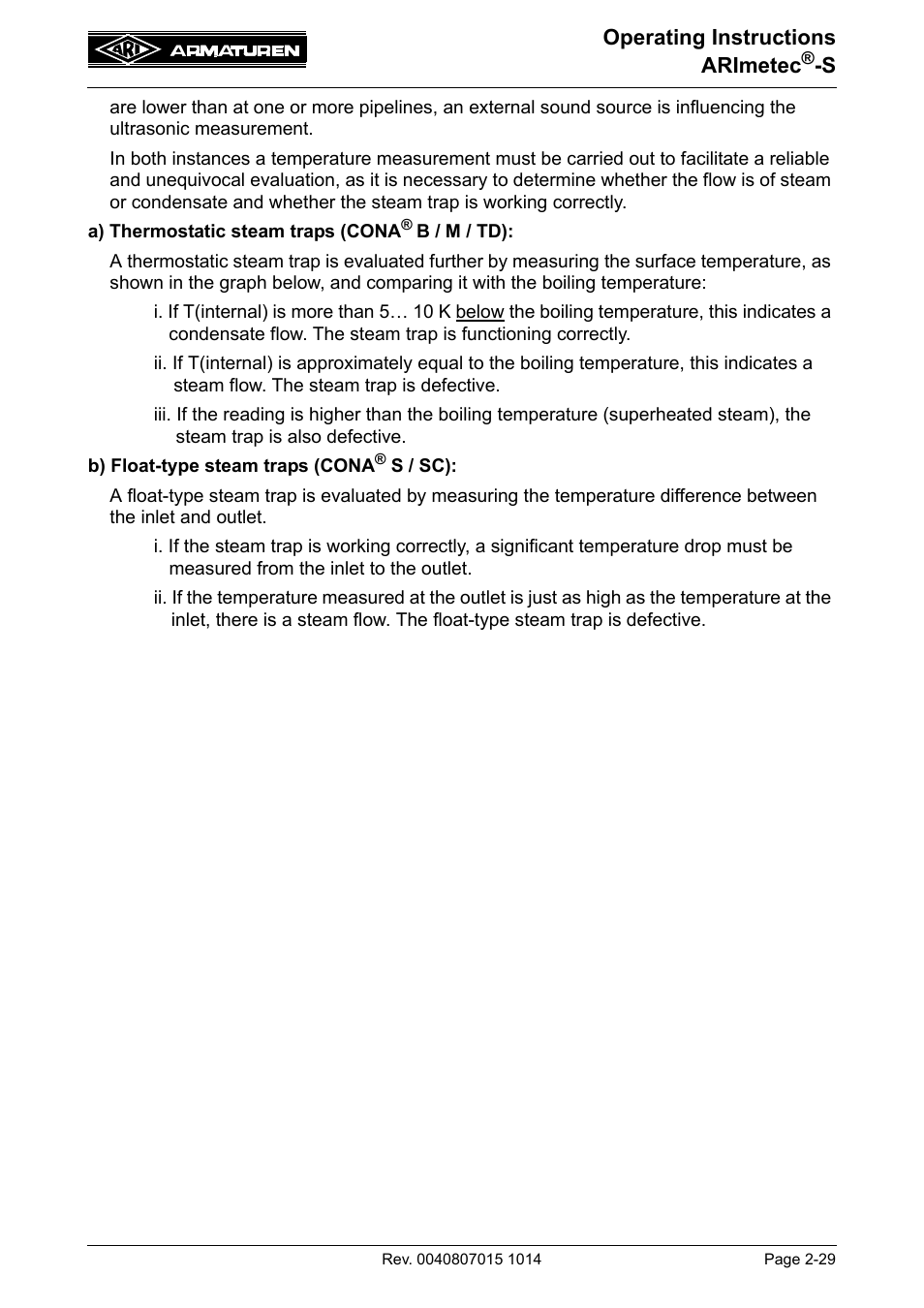 ARI Armaturen ARImetec-S EN User Manual | Page 29 / 34