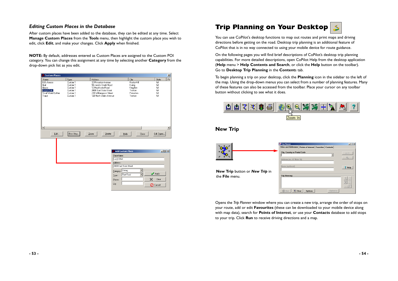 Trip planning on your desktop | ALK Technologies CoPilot A780 User Manual | Page 29 / 47