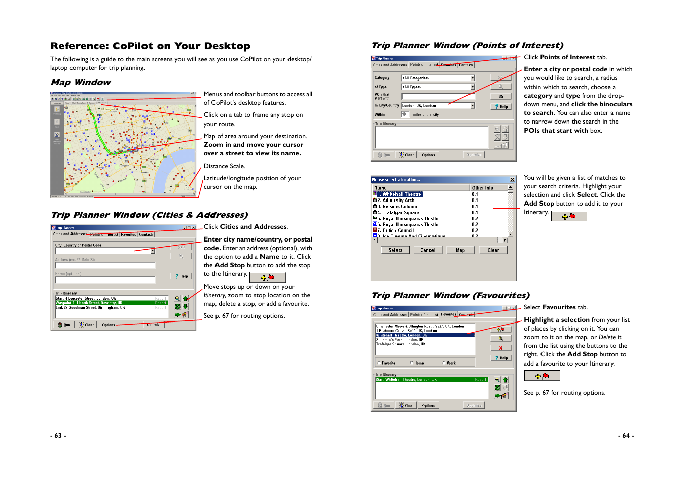Reference: copilot on your desktop | ALK Technologies CoPilot A780 User Manual | Page 34 / 47