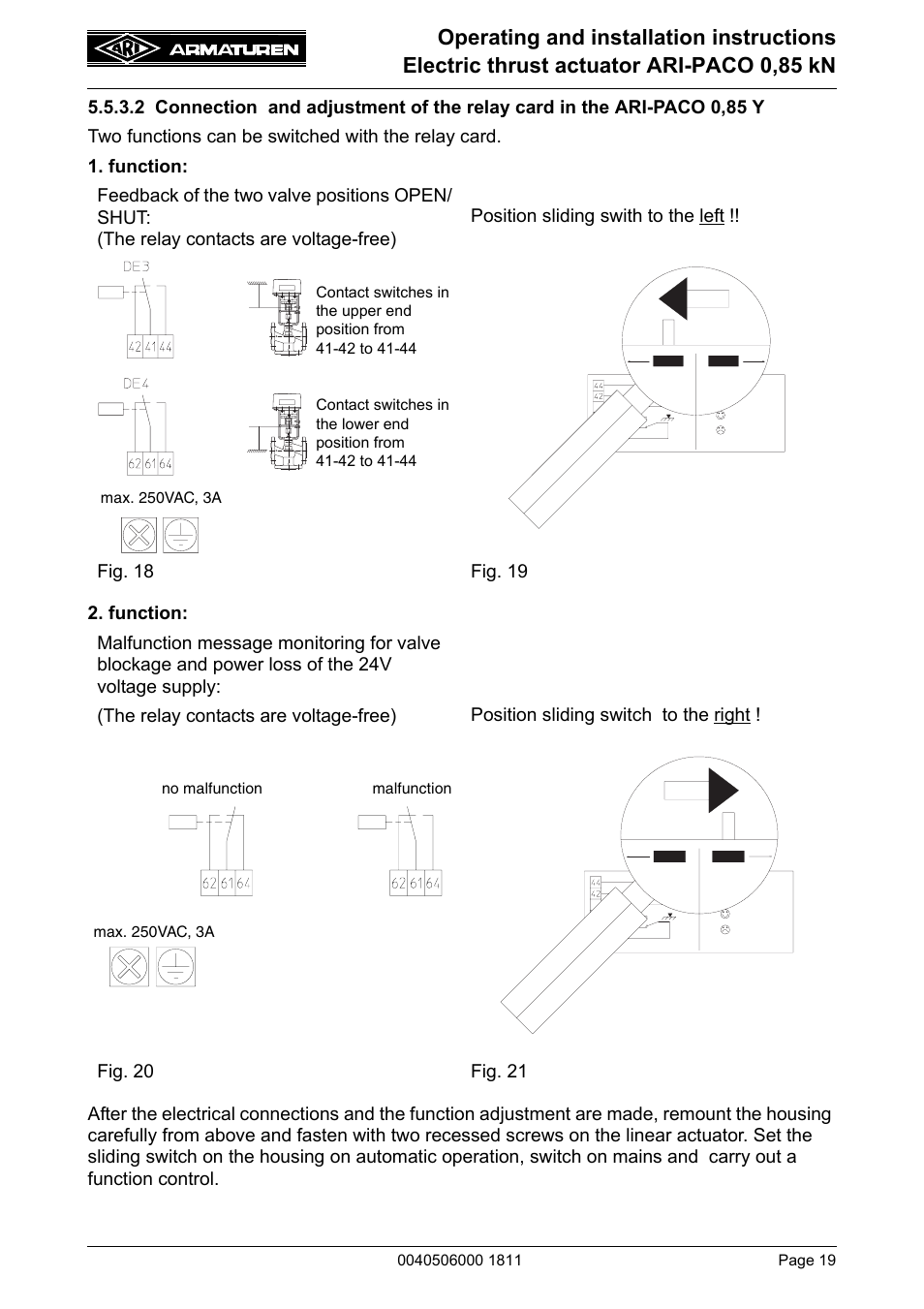 ARI Armaturen ARI-PACO 0,85kN EN User Manual | Page 19 / 32