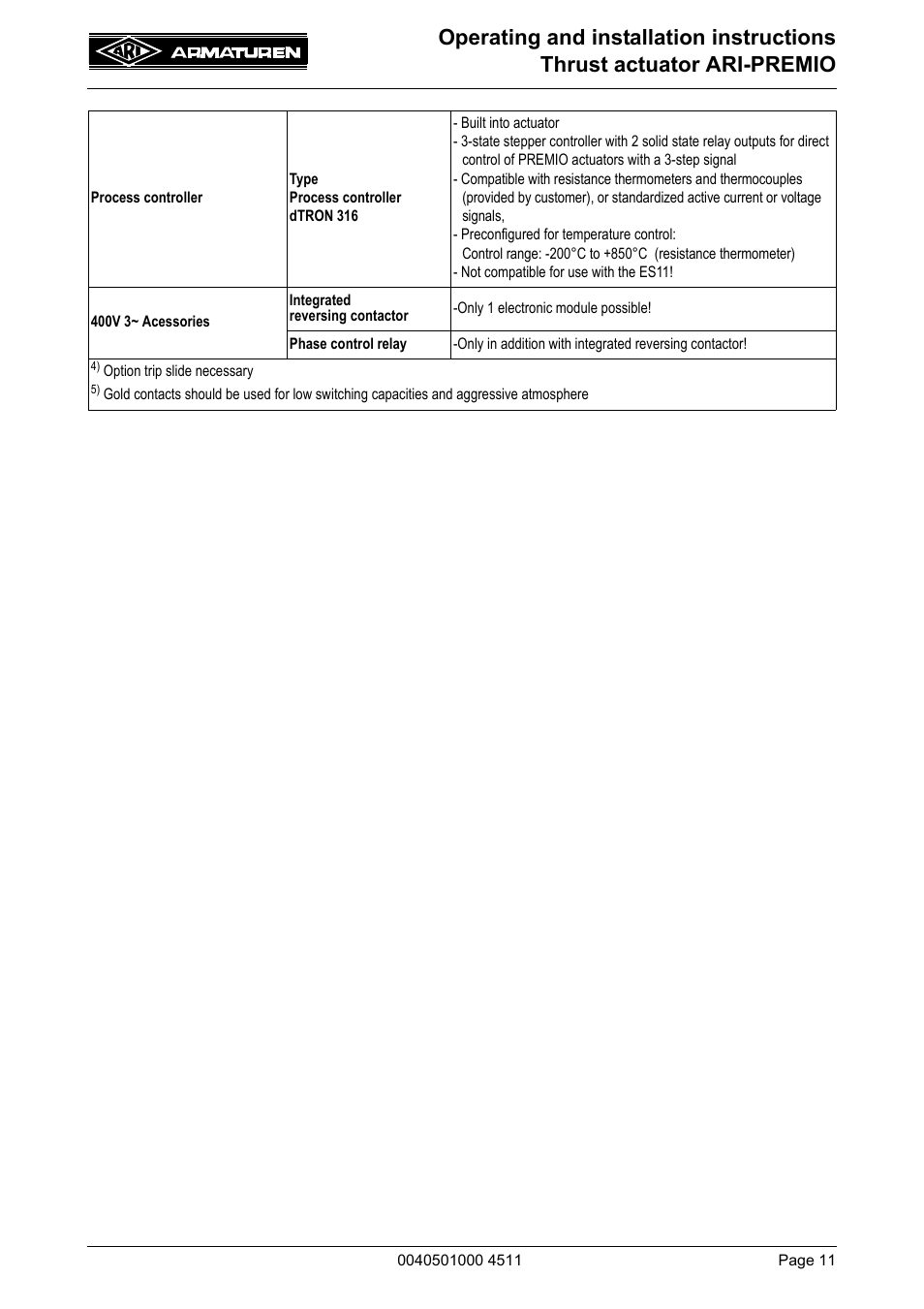 ARI Armaturen ARI-PREMIO User Manual | Page 11 / 54