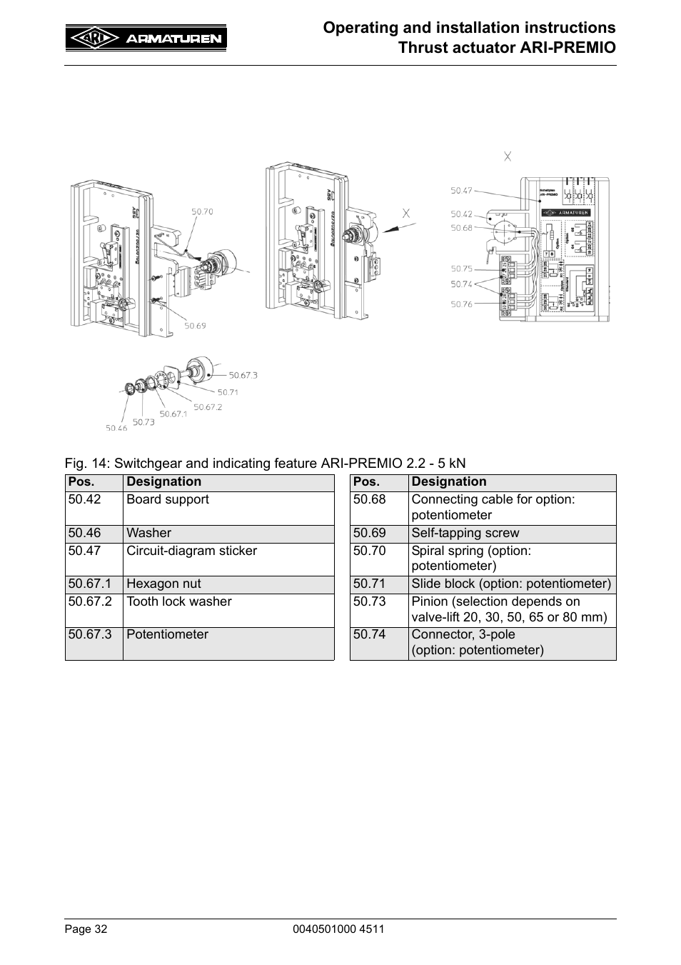 ARI Armaturen ARI-PREMIO User Manual | Page 32 / 54