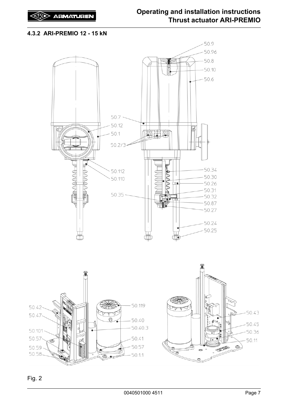 2 ari-premio 12 - 15 kn | ARI Armaturen ARI-PREMIO User Manual | Page 7 / 54